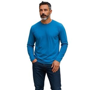 Agave Denim Edmond Tee Shirt Men Color Blue Size XXL
